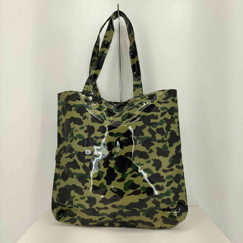 アベイシングエイプ A BATHING APE サルカモ エナメル トートバッグ メンズ
