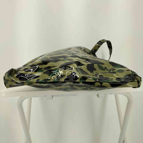 アベイシングエイプ A BATHING APE サルカモ エナメル トートバッグ メンズ