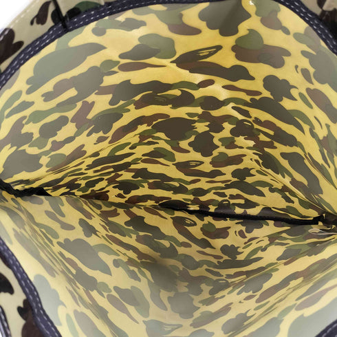 アベイシングエイプ A BATHING APE サルカモ エナメル トートバッグ メンズ