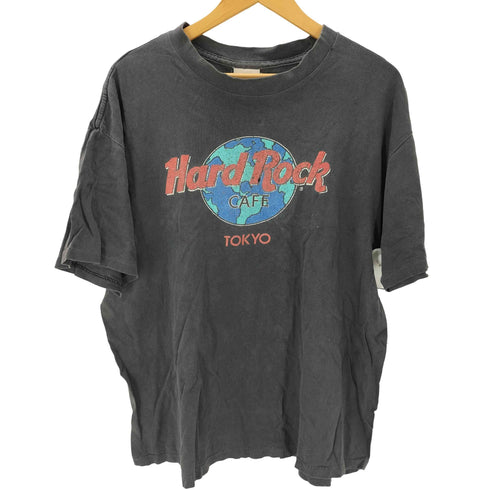 ハードロックカフェ Hard Rock Cafe 90-00S USA製 TOKYO ロゴ プリント Tシャツ 袖シングルステッチ メンズ import:XL