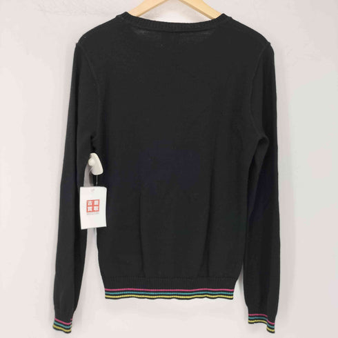 ラコステ LACOSTE ワンポイント刺繍 クルーネック ウールニット メンズ JPN:42