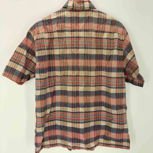 F.R.TRIPLER & CO マドラスチェック S/S ポケット シャツ メンズ