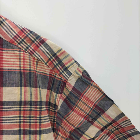 F.R.TRIPLER & CO マドラスチェック S/S ポケット シャツ メンズ