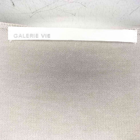 ギャルリーヴィー GALERIE VIE コットンシルク Vネックニット レディース JPN:1