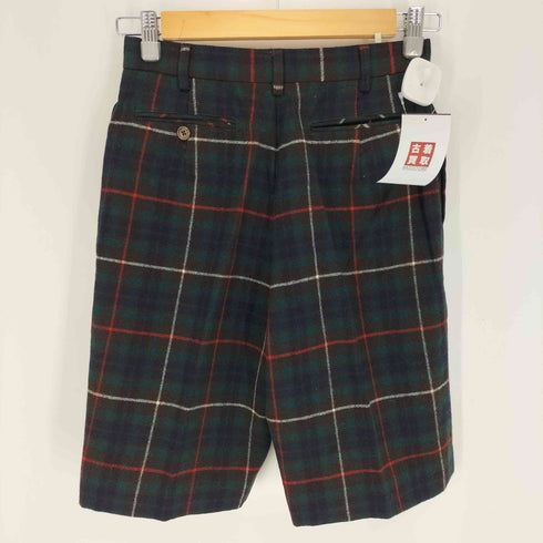 ジェイプレス J.PRESS タータンチェック ウール チェック パンツ レディース 26