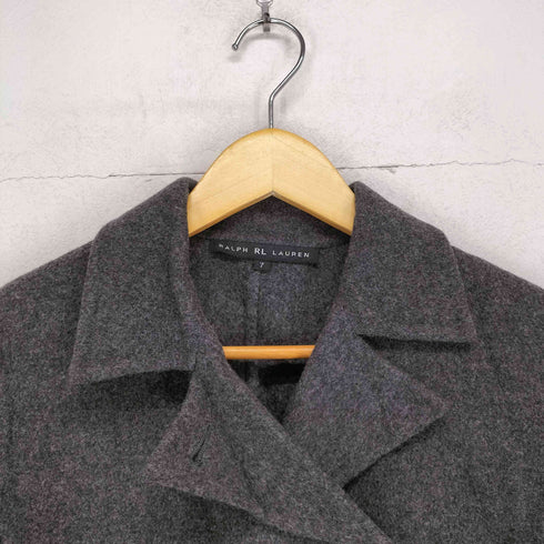 ラルフローレンブラックレーベル RALPH LAUREN BLACK LABEL ウールダブルショートチェスターコート レディース 7