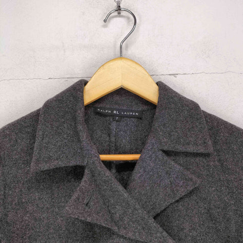 ラルフローレンブラックレーベル RALPH LAUREN BLACK LABEL ウールダブルショートチェスターコート レディース 7