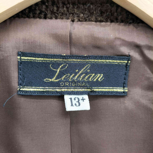 レリアン Leilian ツイード 金ボタン ブレザー ダブルブレスト テーラード ジャケット レディース 13+