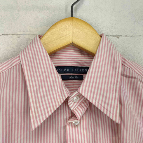ラルフローレン RALPH LAUREN SLIM FIT ポニー刺繍ストライプシャツ レディース 8