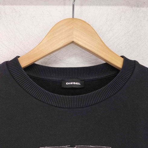 ディーゼル DIESEL BRAVESロゴパッチ クルーネック L/S スウェット レディース