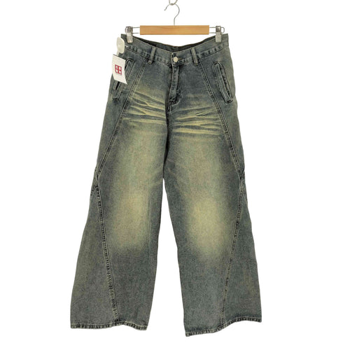 Decency Concept ダメージ加工 フェード ツイストバギーデニム メンズ JPN:M