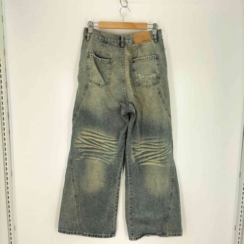 Decency Concept ダメージ加工 フェード ツイストバギーデニム メンズ JPN:M