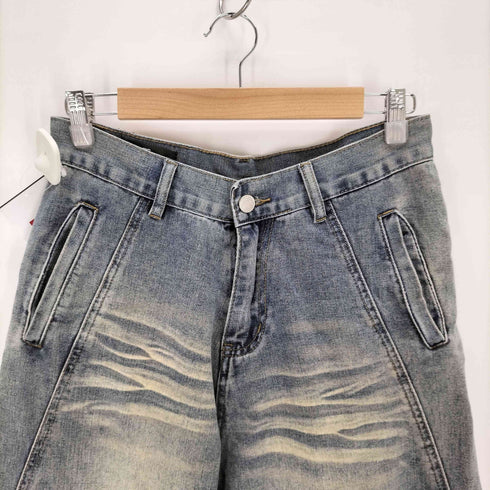 Decency Concept ダメージ加工 フェード ツイストバギーデニム メンズ JPN:M