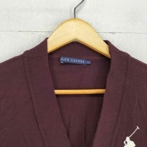 ラルフローレン RALPH LAUREN ビッグポニー刺繍ウールカーディガン レディース L