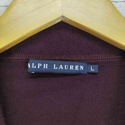 ラルフローレン RALPH LAUREN ビッグポニー刺繍ウールカーディガン レディース L