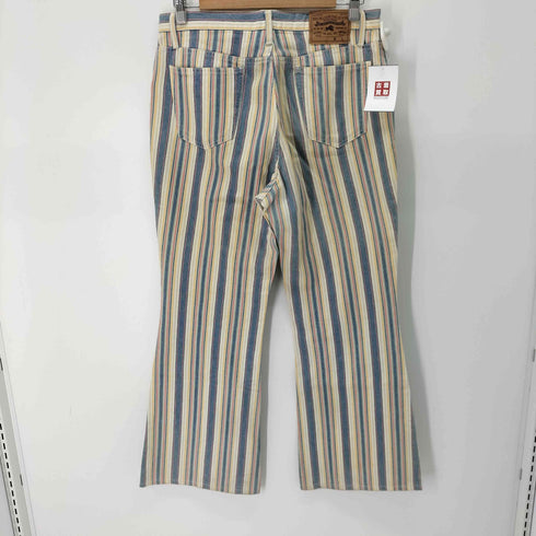 バイソン BISON ストライプ フレア デニム メンズ US:32-33