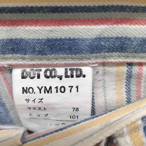 バイソン BISON ストライプ フレア デニム メンズ US:32-33