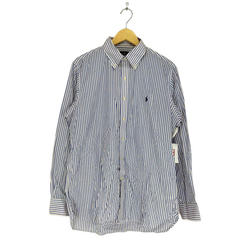 ラルフローレン RALPH LAUREN EASY CARE ポニー刺繍ストライプBDシャツ メンズ 175