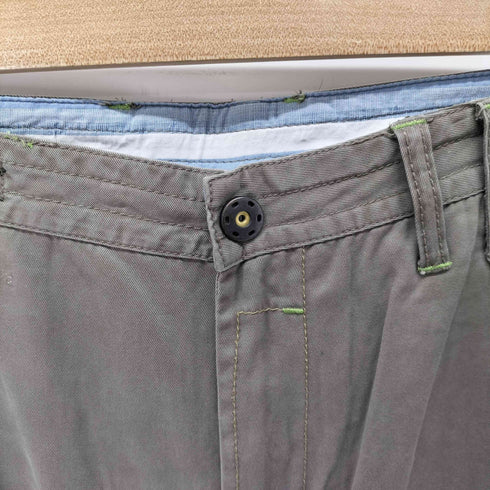 フィフティーファイブディーエスエル 55DSL 裏地ストライプ ワイド カーゴパンツ メンズ