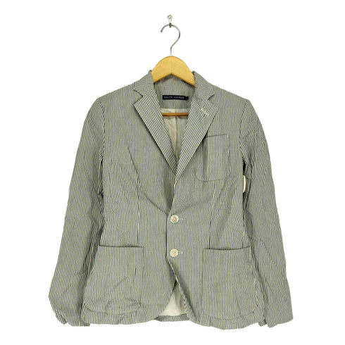 ラルフローレン RALPH LAUREN シアサッカーストライプ2Bテーラードジャケット レディース 4