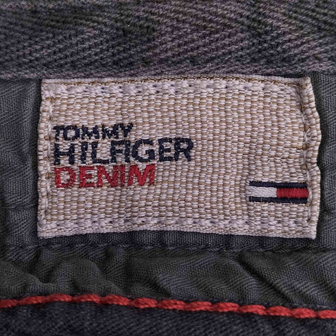 トミーヒルフィガーデニム TOMMY HILFIGER DENIM コットン アジャスター ワイドカーゴパンツ メンズ W34L32