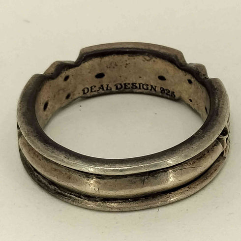 ディールデザイン Deal Design SILVER 925 ケルトチェーン クロス シルバーリング メンズ 19号
