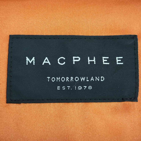 トゥモローランドマカフィー tomorrowland macphee Vネックロングボアブルゾン レディース 36