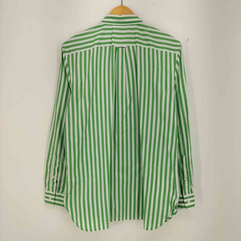 ラコステ LACOSTE REGULAR FIT コットンポプリンストライプシャツ メンズ import:M