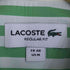 ラコステ LACOSTE REGULAR FIT コットンポプリンストライプシャツ メンズ import:M