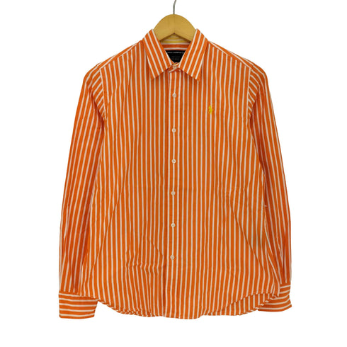 ラルフローレンゴルフ RALPH LAUREN GOLF 90s ポニー刺繍 ストライプ シャツ レディース 10