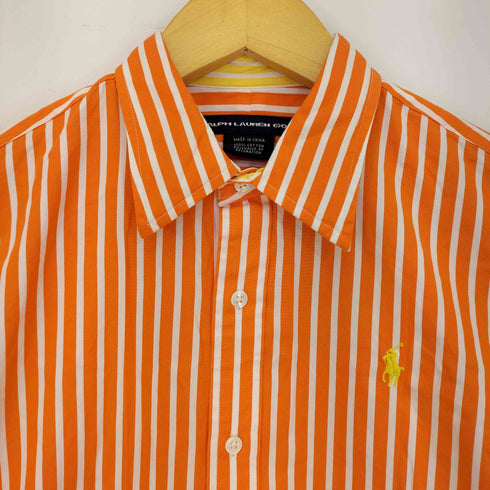 ラルフローレンゴルフ RALPH LAUREN GOLF 90s ポニー刺繍 ストライプ シャツ レディース 10