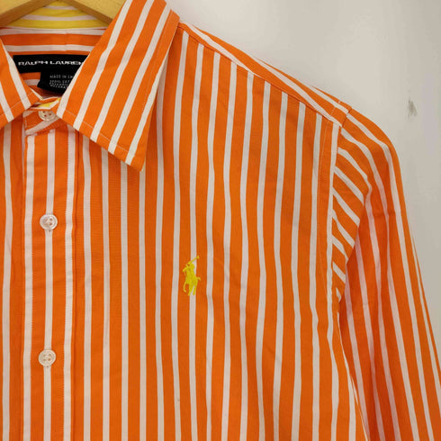 ラルフローレンゴルフ RALPH LAUREN GOLF 90s ポニー刺繍 ストライプ シャツ レディース 10