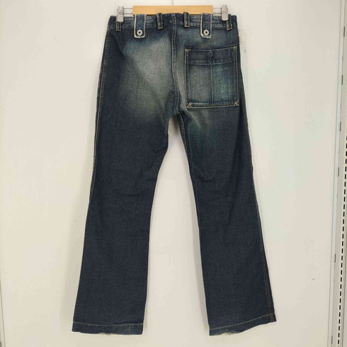 ディーゼル DIESEL 00s Y2K フラップポケット ボタンフライ ワイドデニムパンツ メンズ 30