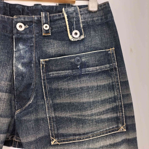 ディーゼル DIESEL 00s Y2K フラップポケット ボタンフライ ワイドデニムパンツ メンズ 30