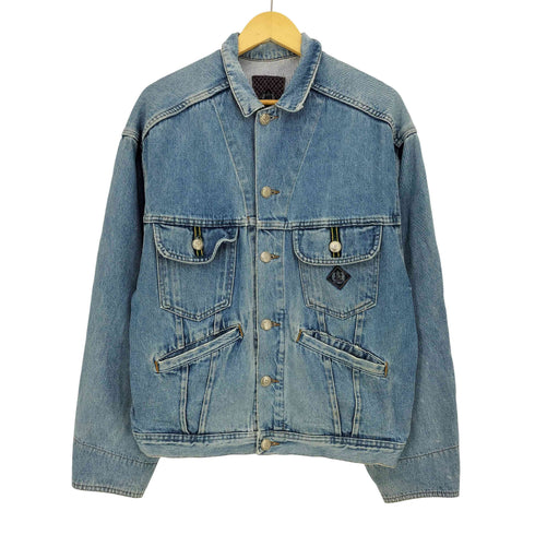 RIFLE 裏地ヒッコリー デニムトラッカージャケット メンズ import:M