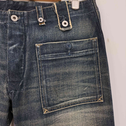 ディーゼル DIESEL 00s Y2K フラップポケット ボタンフライ ワイドデニムパンツ メンズ 32