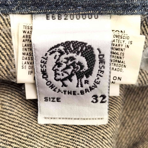 ディーゼル DIESEL 00s Y2K フラップポケット ボタンフライ ワイドデニムパンツ メンズ 32