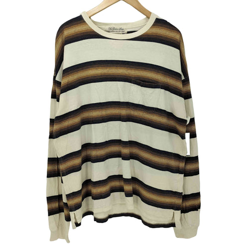 レミレリーフ REMI RELIEF インディゴボーダークルー 長袖 ロンT メンズ JPN:M