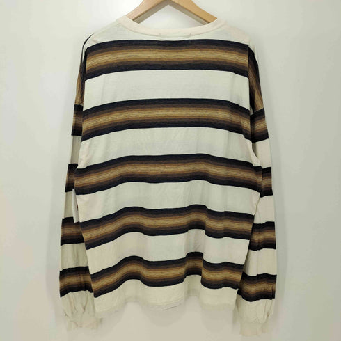 レミレリーフ REMI RELIEF インディゴボーダークルー 長袖 ロンT メンズ JPN:M