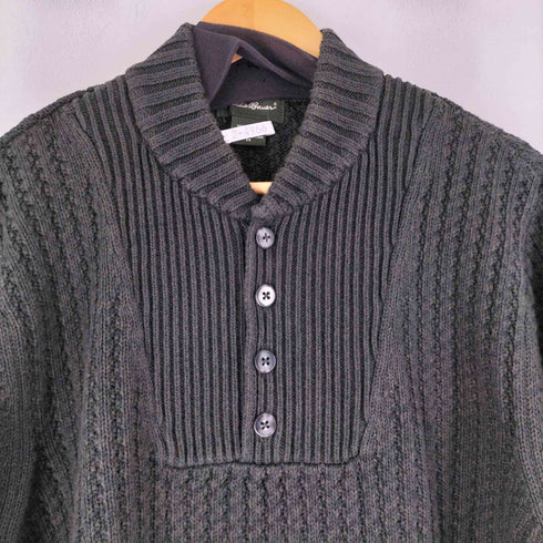 エディーバウアー Eddie Bauer ヘンリーネック ニット メンズ JPN:M