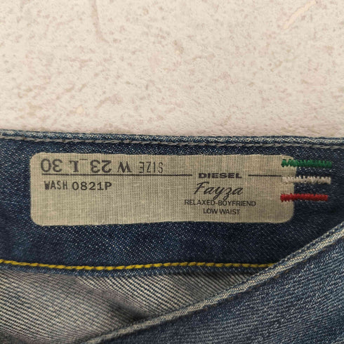 ディーゼル DIESEL スキニーダメージデニムパンツ レディース W23L30