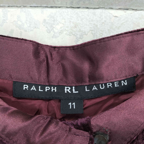 ラルフローレンブラックレーベル RALPH LAUREN BLACK LABEL ベロアワイドパンツ レディース 11