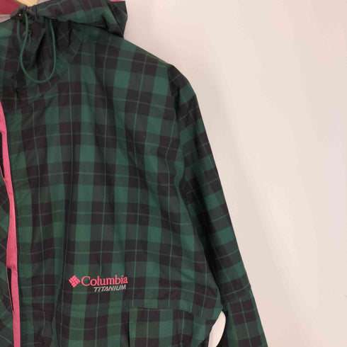 コロンビアスポーツウェア Columbia Sportswear TITANIUM チェック柄 マウンテンパーカー ジャケット レディース import:L