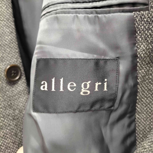 アレグリ allegri マオカラーツイードジャケット メンズ JPN:46