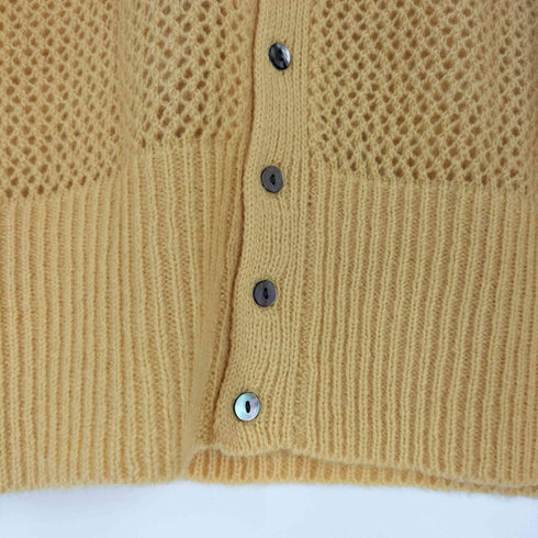 メゾンスペシャル MAISON SPECIAL 25AW Tulle Shirt Layered Polo Knit Cardigan レディース FREE
