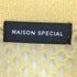 メゾンスペシャル MAISON SPECIAL 25AW Tulle Shirt Layered Polo Knit Cardigan レディース FREE