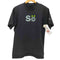 ステューシー Stussy 00s 紺タグ 袖ロゴ フロントプリント 半袖Tシャツ メンズ import:M