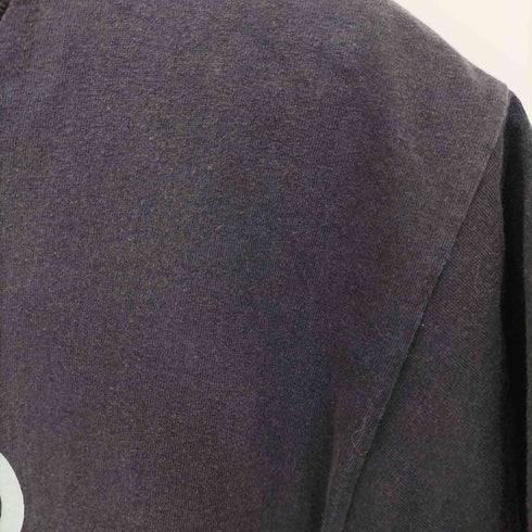 ステューシー Stussy 00s 紺タグ 袖ロゴ フロントプリント 半袖Tシャツ メンズ import:M
