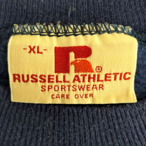 ラッセルアスレチック RUSSELL ATHLETIC SPORTS WEAR 70-80s 赤タグ USA製 前Vガゼット ブランクスウェット メンズ import:XL