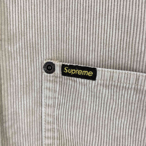 シュプリーム Supreme 24SS Washed Corduroy zip Up shirt ウォッシュ加工 コーデュロイ フルジップ シャツ メンズ import:S